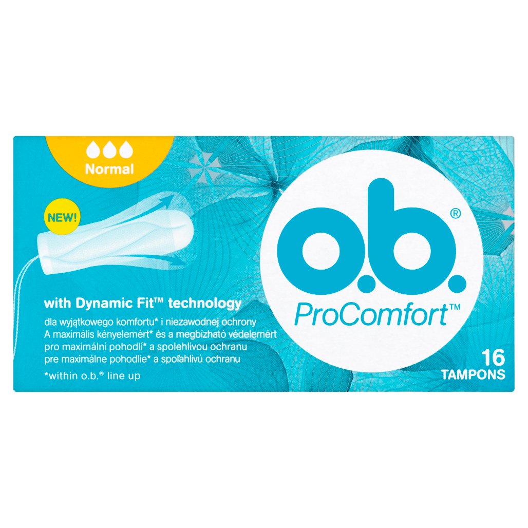 O.B. ProComfort Normal Tampony 16 Sztuk - MainBox