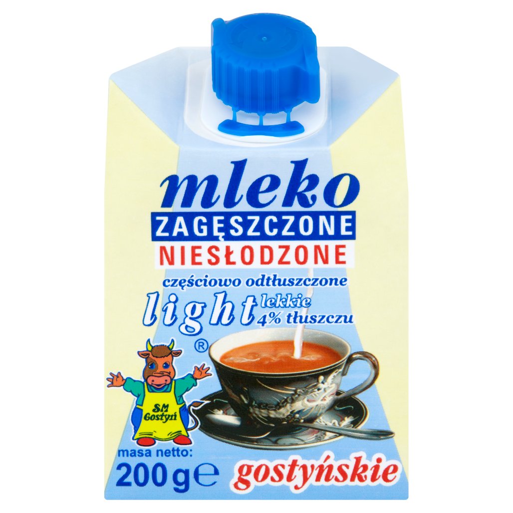 SM Gostyń Mleko gostyńskie zagęszczone niesłodzone light 4 ...